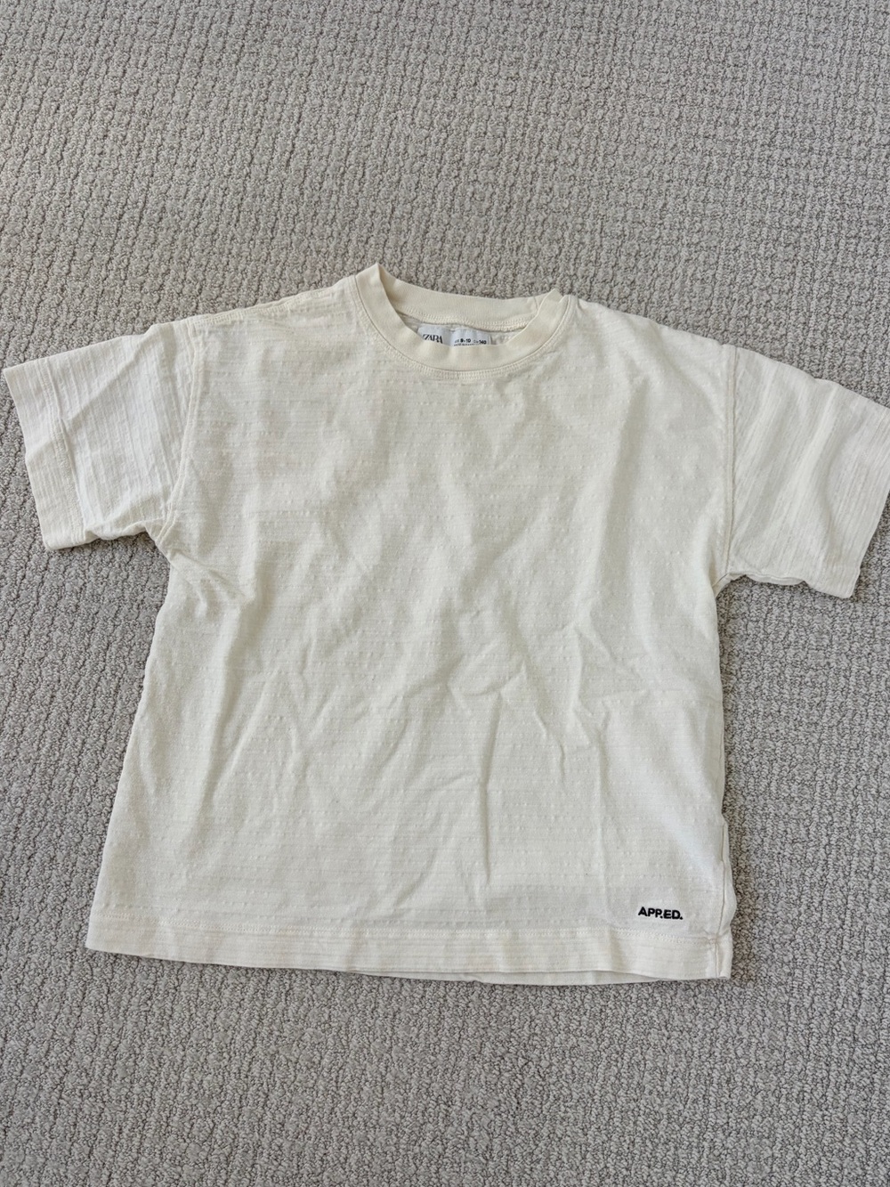 Zara Cream Short-Sleeve Kids Tee